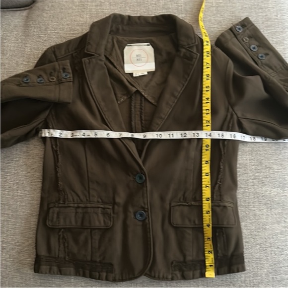 Anthropologie Hei Hei Olive Green Military Utility Jacket - Picture 5 of 5